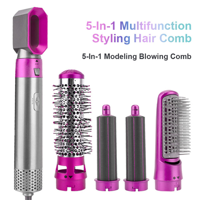 Hair Curler and Straightener 5 In 1