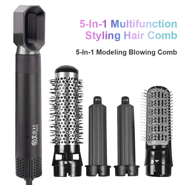 Hair Curler and Straightener 5 In 1